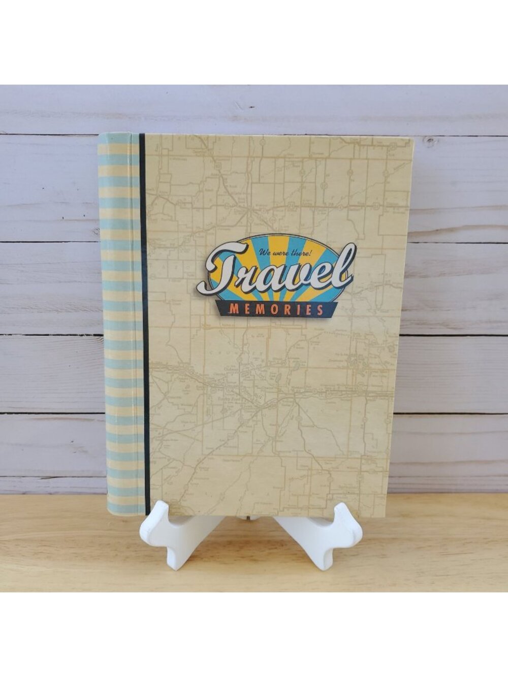 Travel Memories Hallmark Vintage Journal With Spiral Binding Photo Keepsake